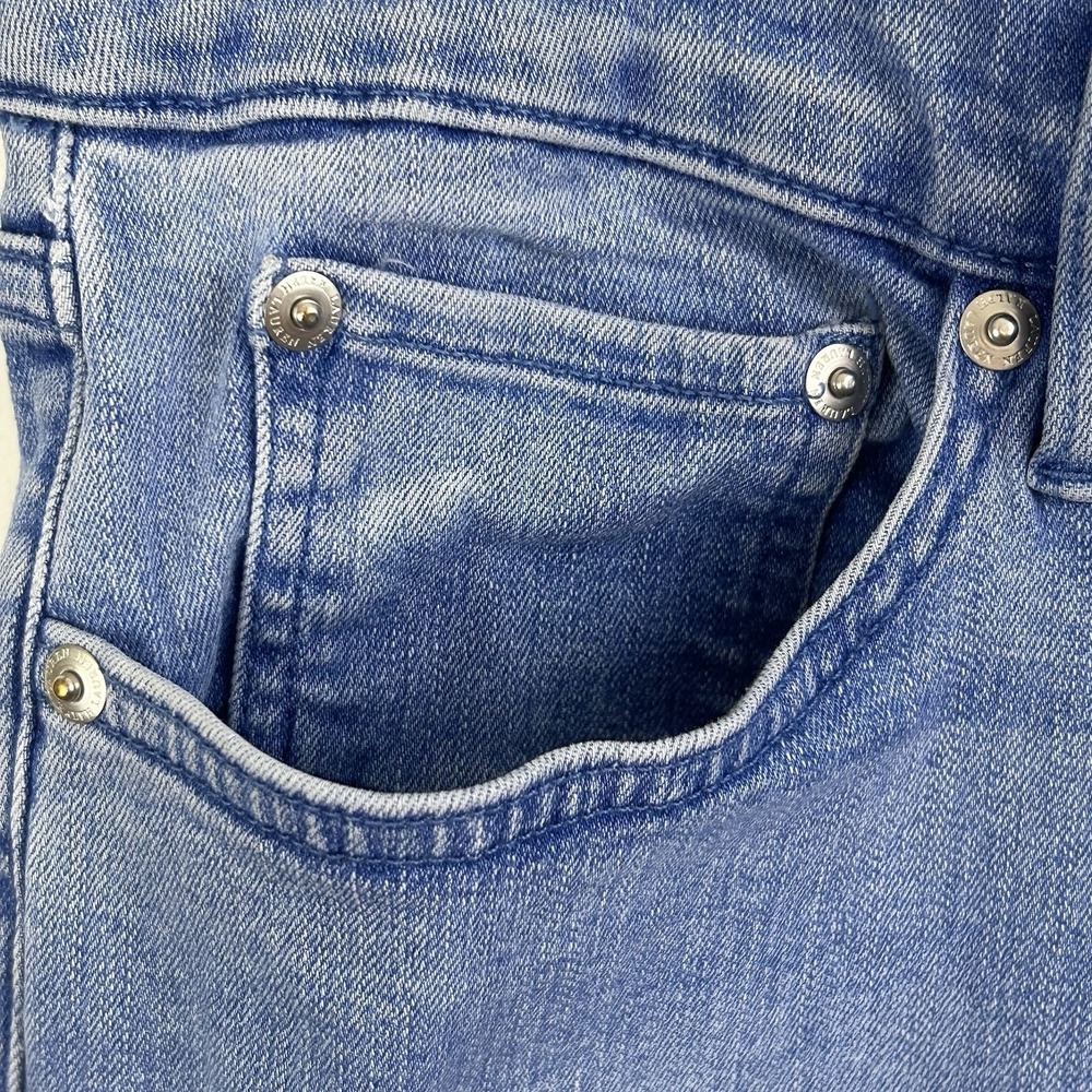 LAUREN RALPH LAUREN Embroidered Crop JEANS 22W Stretch Denim Boho 40 X 23 Stitch - Picture 9 of 16